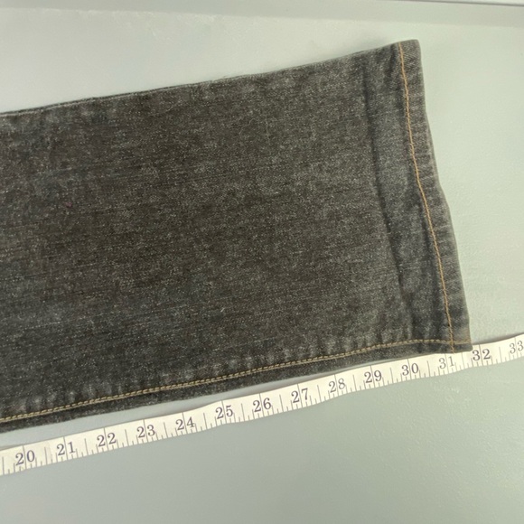 Ann Taylor Loft black faded original boot denim jeans women's sz 2 - Picture 9 of 12